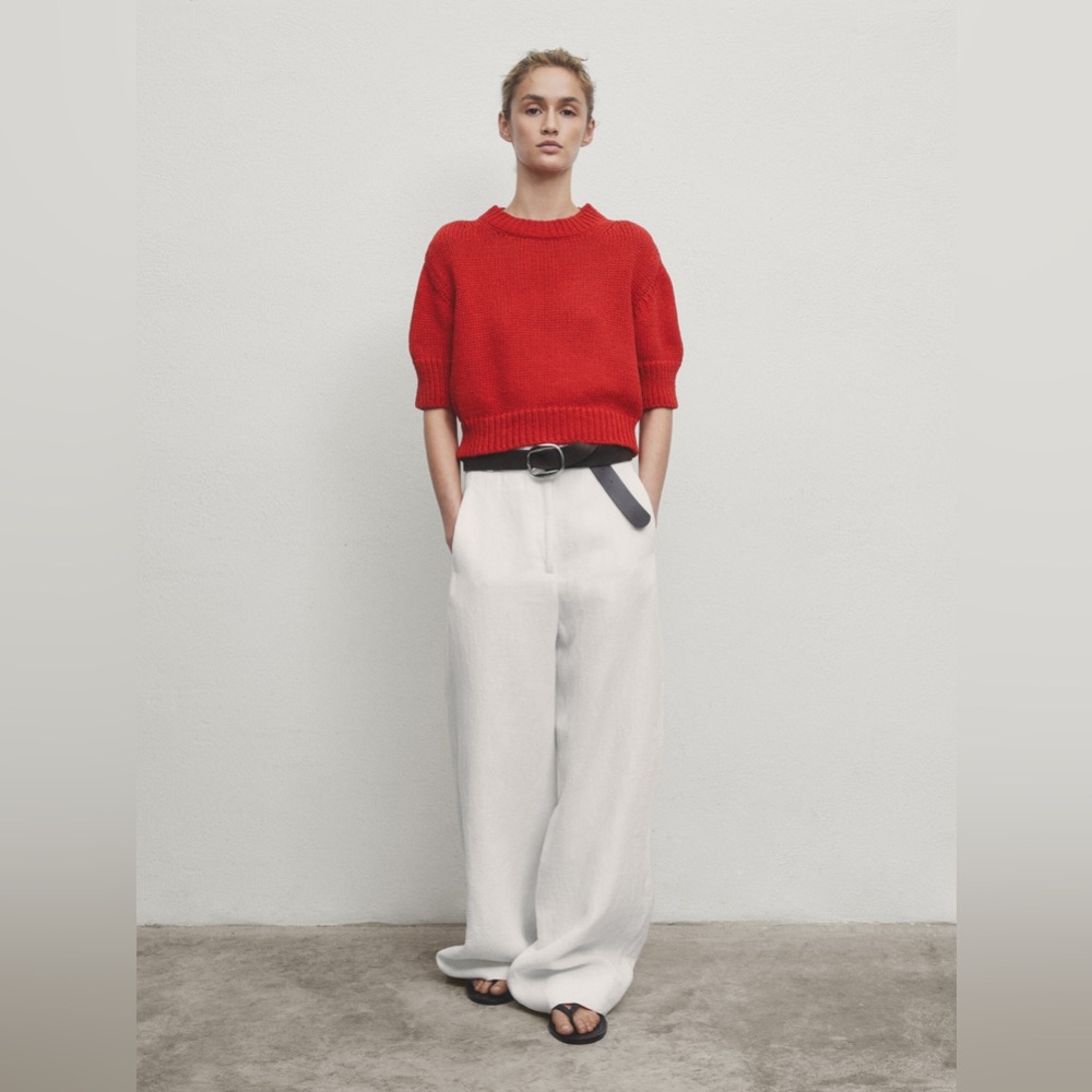 Cotton knit top